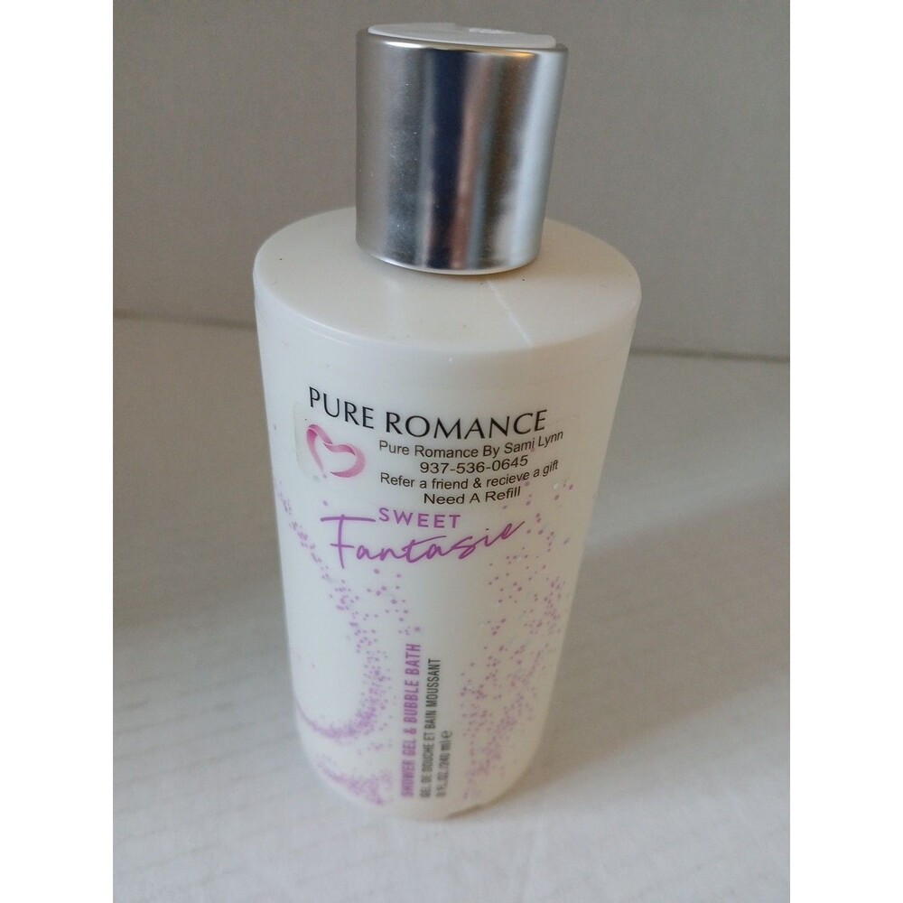 Pure Romance Skinny Dip-Shower Gel/Bubble Bath- Sweet Fantasie -Discontinued 8oz